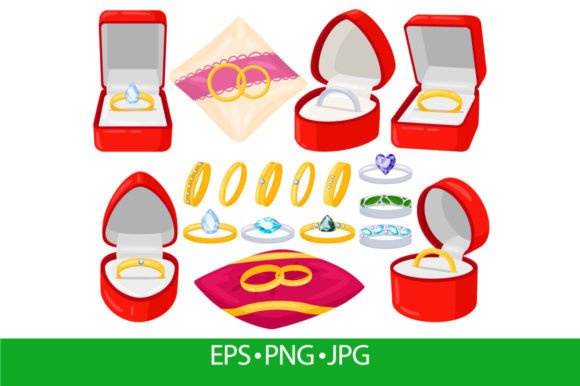 Cartoon Wedding Engagement Jewel Golden: A Designer's Guide to Playful Elegance