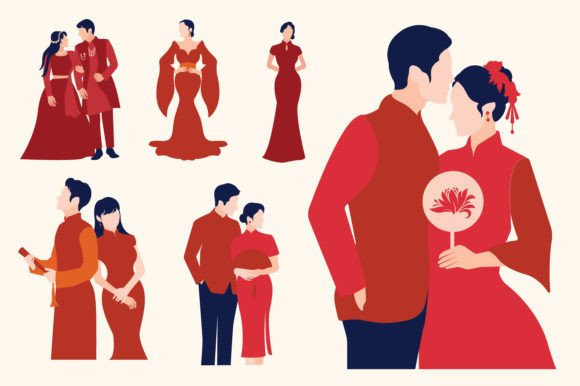 Chinese Wedding Boho Vector Set: A Designer's Guide