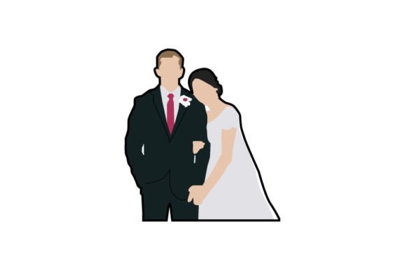 Couple Wedding Bride Drawing: A Designer's Asset