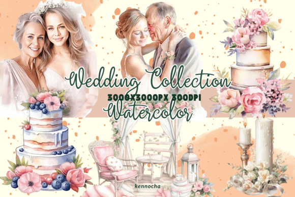 Elevate Your DIY Projects with Fairytale Wedding Clipart