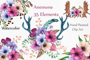Infuse Your Designs with Hand-Painted Charm: Wedding Bouquets Clipart