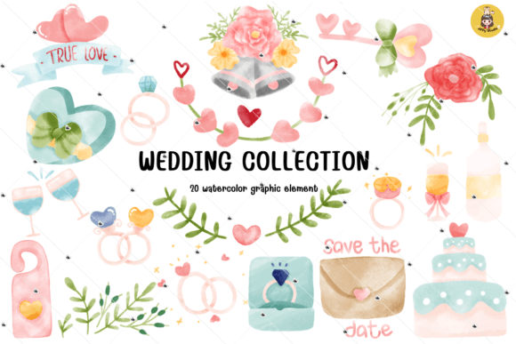 Watercolor Wedding Clipart: A Designer's Toolkit for Elegant Projects