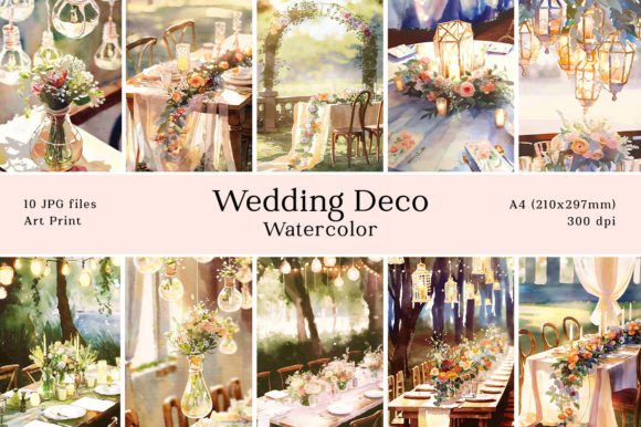 Wedding Flowers Decorations Watercolor: A Creative Toolkit