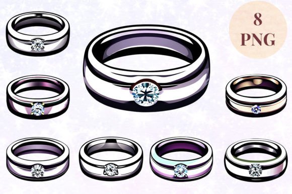 Wedding Ring 1 Clipart PNG: Your Essential Design Asset