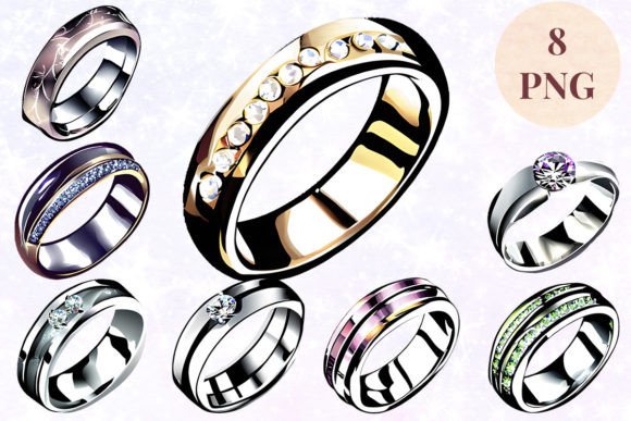 Wedding Ring 56 Clipart PNG: Elevate Your Creative Projects