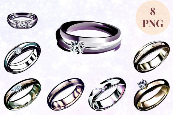 Wedding Ring 66 Clipart PNG: A Designer's Toolkit