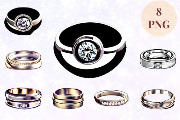 Wedding Ring 81 Clipart PNG: Elevate Your Design Projects